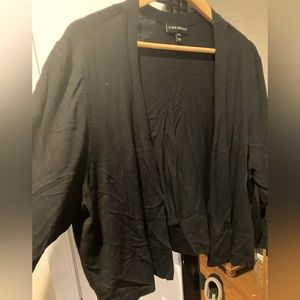 Black Lane Bryant Shrug